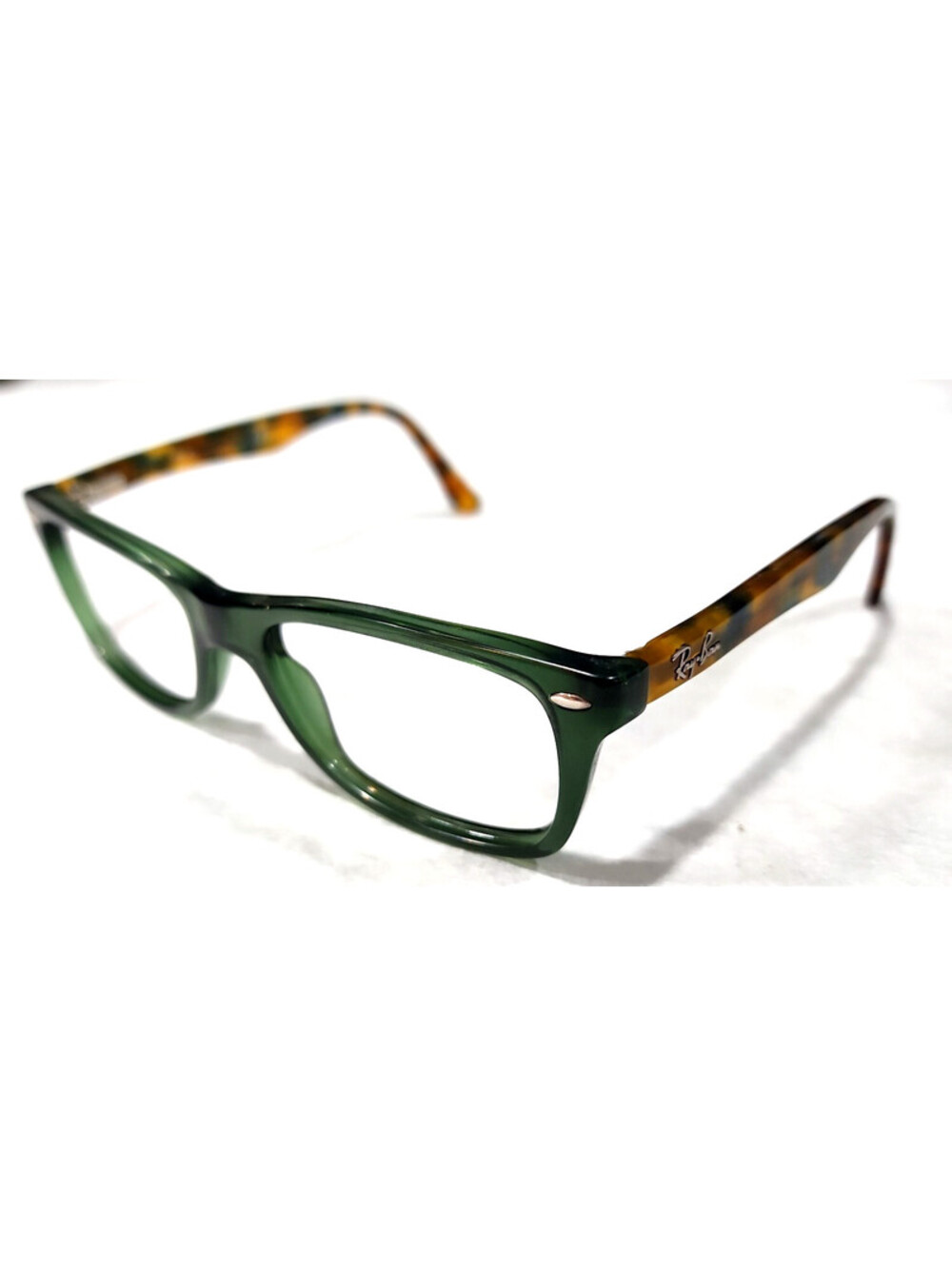 Ray Ban RB5228 5630 Green Tortoise Oval Eyeglasses 50-17 140